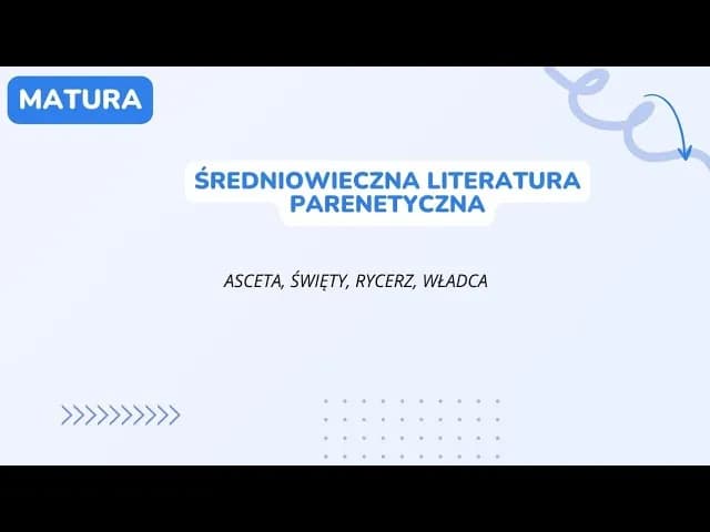 Wzorce parenetyczne w literaturze średniowiecza: co warto wiedzieć?