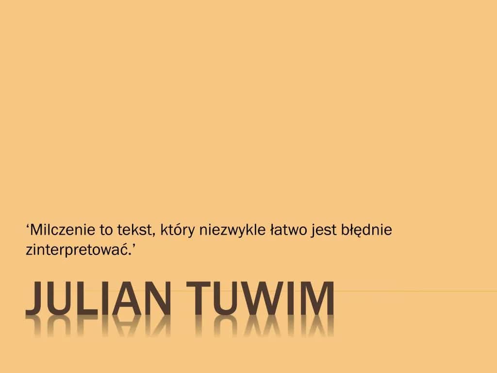 Tuwim: wiersze dla dorosłych, ich interpretacje i znaczenie literackie