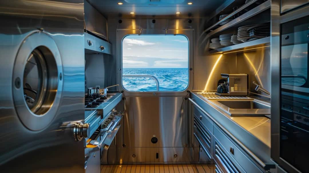 Kuchnia na okręcie: jak wygląda i jak ją zorganizować, które fascynują