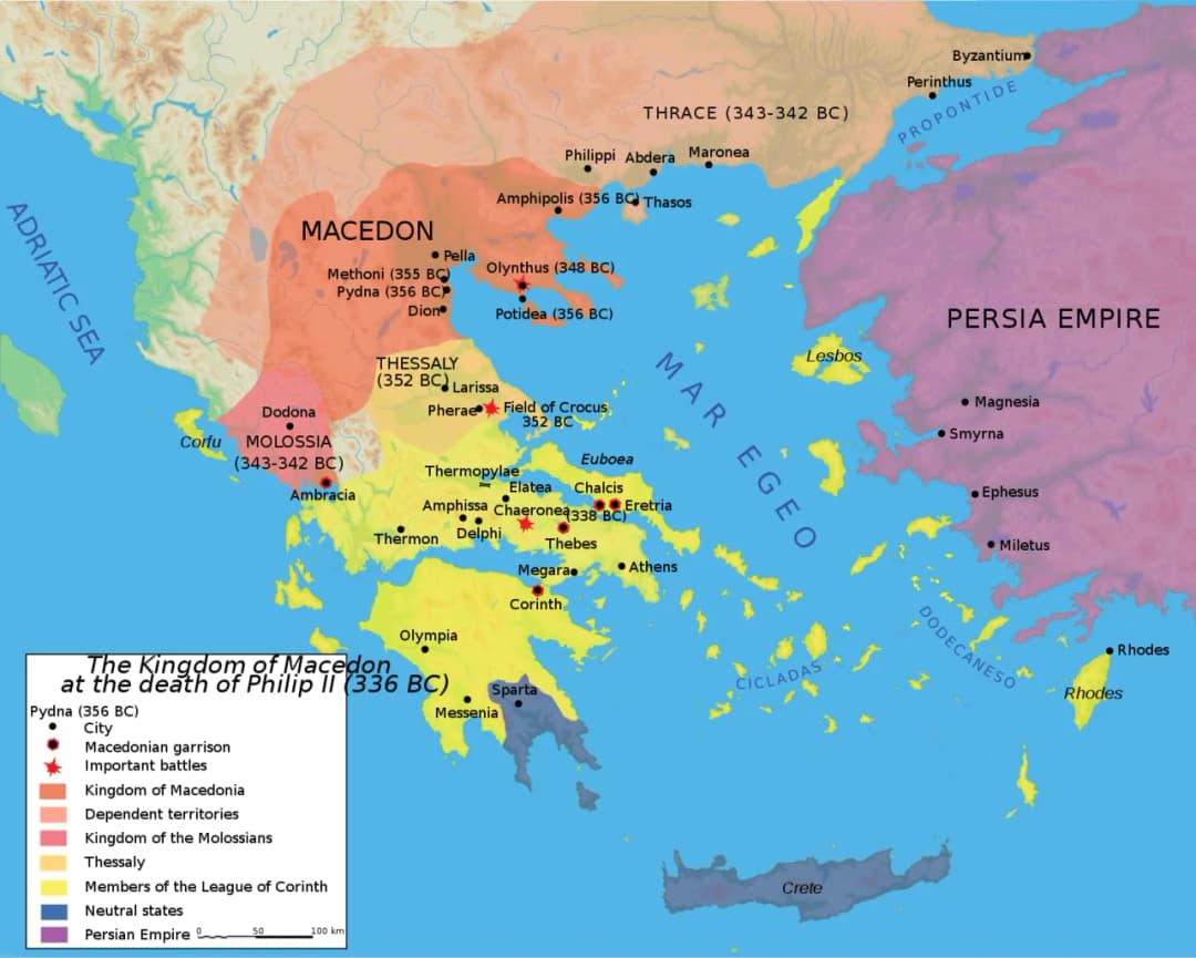 Mapa starożytnej Macedonii - odkryj jej tajemnice i historię